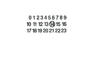 0 1 2 3 4 5 6 7 8 9 10 11 12 13 14 15 16 17 18 19 20 21 22 23