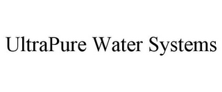 ULTRAPURE WATER SYSTEMS