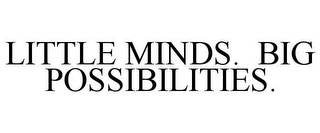 LITTLE MINDS. BIG POSSIBILITIES.