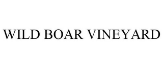 WILD BOAR VINEYARD