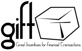 GIFT GREAT INCENTIVES FOR FINANCIAL TRANSACTIONS