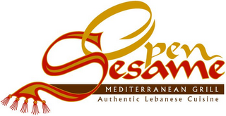 OPEN SESAME MEDITERRANEAN GRILL AUTHENTIC LEBANESE CUISINE