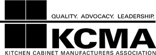 KCMA KITCHEN CABINET MANUFACTURERS ASSOCIATION QUALITY. ADVOCACY. LEADERSHIP.