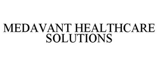 MEDAVANT HEALTHCARE SOLUTIONS