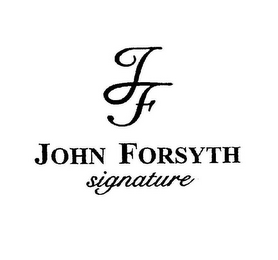 JF JOHN FORSYTH SIGNATURE