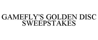 GAMEFLY'S GOLDEN DISC SWEEPSTAKES