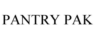 PANTRY PAK