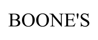 BOONE'S