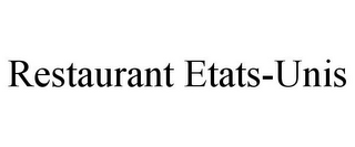 RESTAURANT ETATS-UNIS