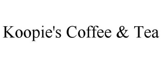 KOOPIE'S COFFEE & TEA