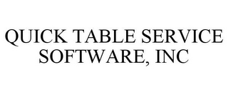 QUICK TABLE SERVICE SOFTWARE, INC