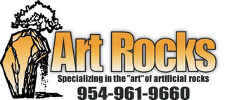 ART ROCKS SPECIALIZING IN THE "ART" OF ARTIFICIAL ROCKS 954-961-9660