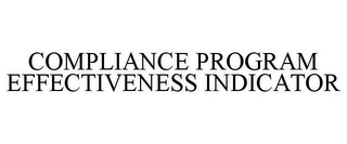 COMPLIANCE PROGRAM EFFECTIVENESS INDICATOR