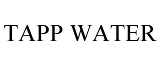 TAPP WATER