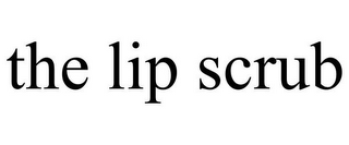 THE LIP SCRUB