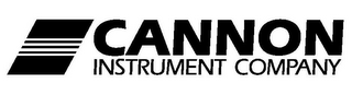 CANNON INSTRUMENT COMPANY