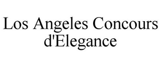 LOS ANGELES CONCOURS D'ELEGANCE