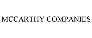 MCCARTHY COMPANIES