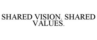 SHARED VISION. SHARED VALUES.