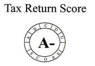 TAX RETURN SCORE A- ABCDU SCORE