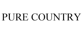PURE COUNTRY