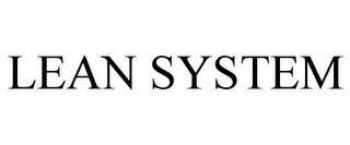 LEAN SYSTEM