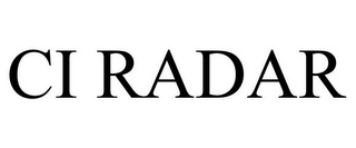 CI RADAR