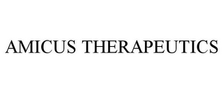 AMICUS THERAPEUTICS