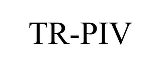 TR-PIV