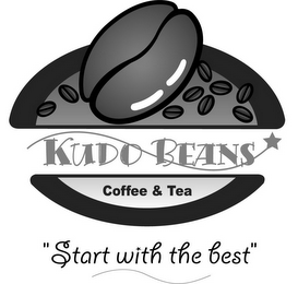 KUDO BEANS "START WITH THE BEST" COFFEE & TEA