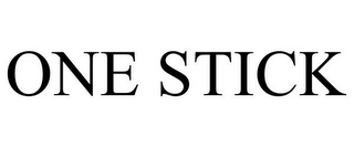 ONE STICK