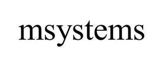 MSYSTEMS