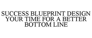 SUCCESS BLUEPRINT DESIGN YOUR TIME FOR A BETTER BOTTOM LINE