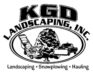 KGD LANDSCAPING, INC. LANDSCAPING · SNOWPLOWING · HAULING