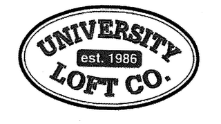 UNIVERSITY LOFT CO. EST. 1986