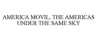 AMERICA MOVIL, THE AMERICAS UNDER THE SAME SKY