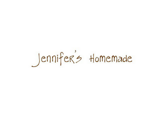 JENNIFER'S HOMEMADE