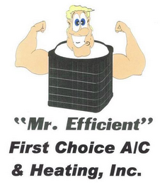 "MR. EFFICIENT" FIRST CHOICE A/C & HEATING, INC.