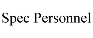SPEC PERSONNEL