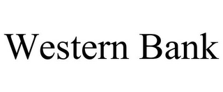 WESTERN BANK
