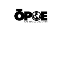 OPOE ONE PEOPLE ONE EARTH