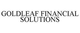 GOLDLEAF FINANCIAL SOLUTIONS