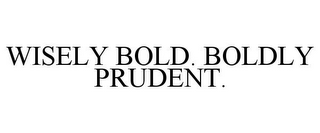 WISELY BOLD. BOLDLY PRUDENT.