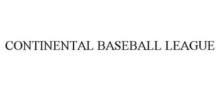 CONTINENTAL BASEBALL LEAGUE