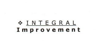 INTEGRAL IMPROVEMENT