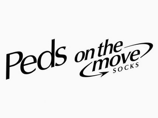 PEDS ON THE MOVE SOCKS