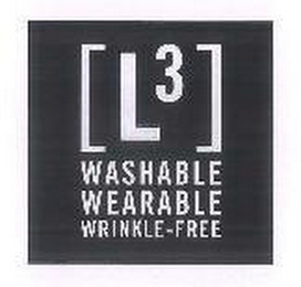 [L3] WASHABLE WEARABLE WRINKLE-FREE