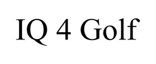 IQ 4 GOLF
