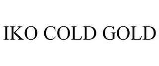 IKO COLD GOLD