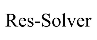 RES-SOLVER